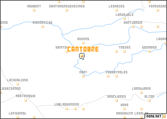 map of Cantobre