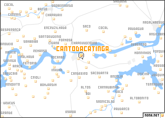 map of Canto da Catinga