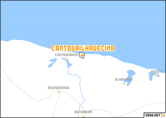 map of Canto da Ilha de Cima