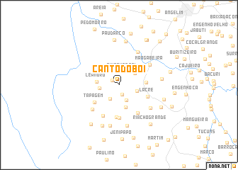 map of Canto do Boi