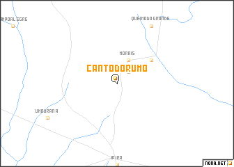 map of Canto do Rumo