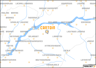 map of Cantoin
