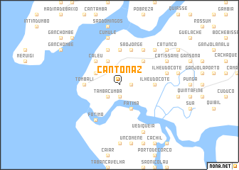 map of Cantonaz