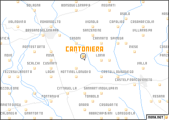 map of Cantoniera