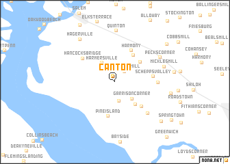 map of Canton