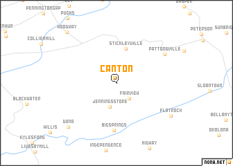 map of Canton