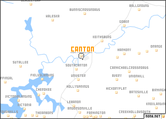 map of Canton