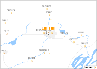 map of Canton