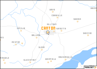 map of Canton