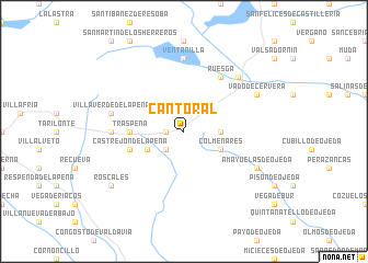 map of Cantoral