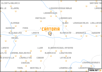 map of Cantoria