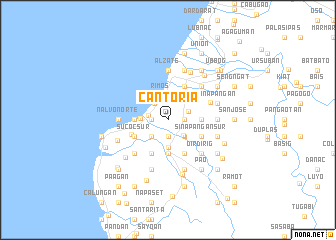 map of Cantoria