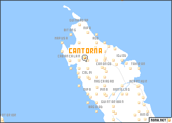 map of Cantorna