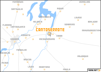 map of Canto Serrote