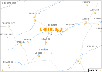 map of Canto Sujo