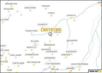 map of Cantotani