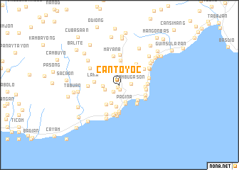 map of Cantoyoc