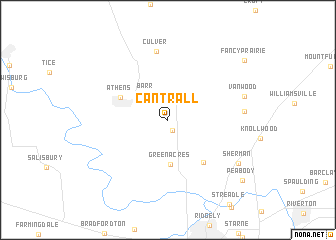 map of Cantrall