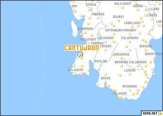 map of Cantujaon