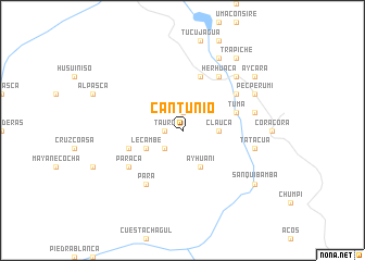 map of Cantunio