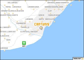map of Can Tunis