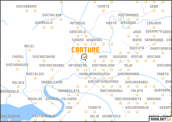 map of Canturé