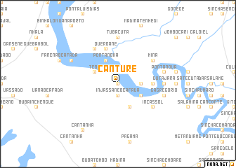 map of Canturè