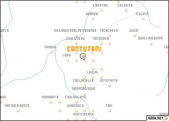 map of Cantutani