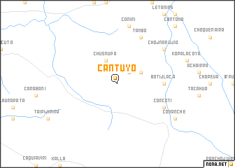 map of Cantuyo
