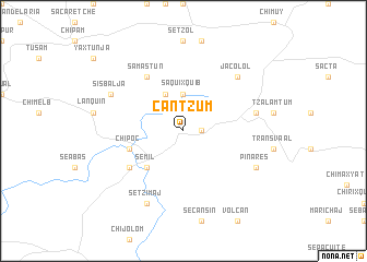 map of Cantzum