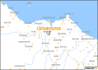 map of Canubing No 1