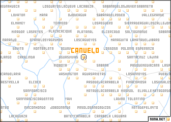 map of Cañuelo
