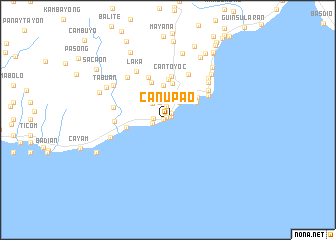 map of Canupao