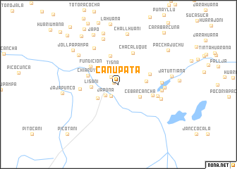 map of Cañupata