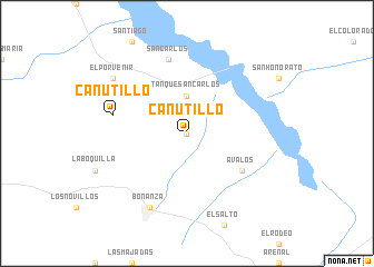 map of Canutillo
