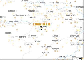 map of Canutillo