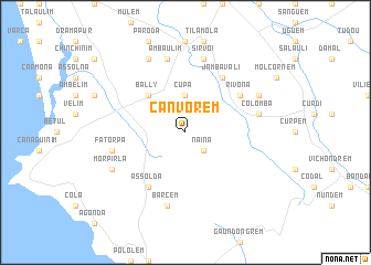 map of Canvorem