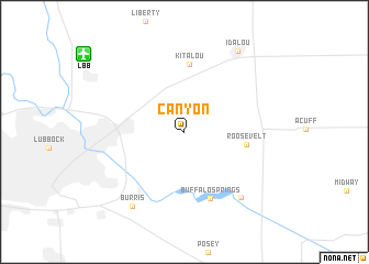 map of Canyon