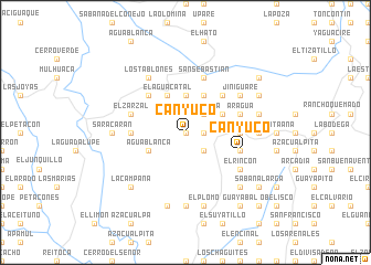 map of Canyuco