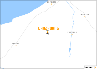 map of Canzhuang
