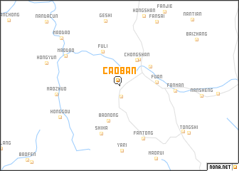 map of Caoban