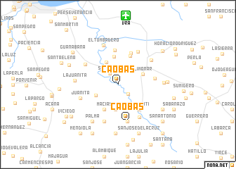 map of Caobas