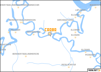 map of Caoba