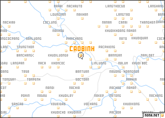 map of Cao Binh