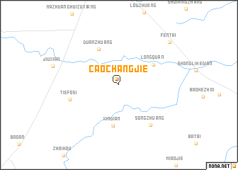 map of Caochangjie