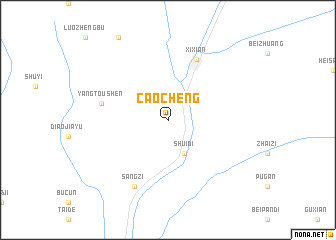 map of Caocheng