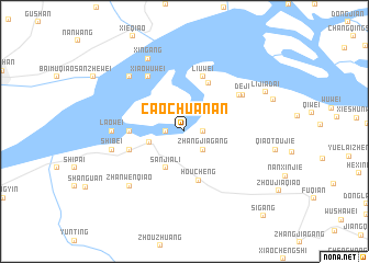 map of Caochuan\