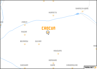 map of Caocun