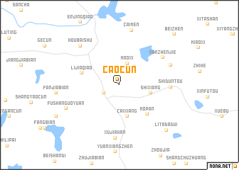 map of Caocun