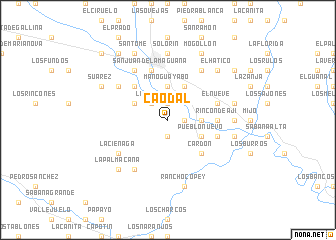 map of Caodal